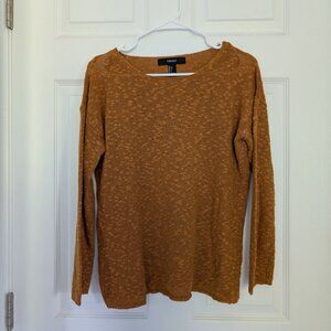 Forever 21 Golden Brown Loose Knit Sweater